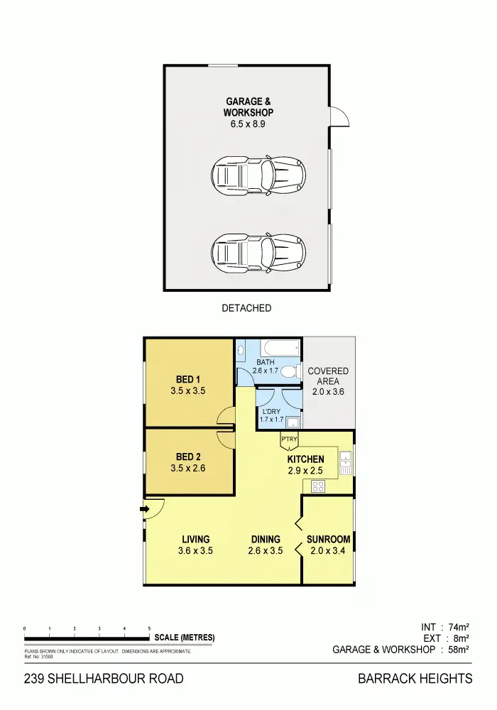 Floorplan of Homely house listing, 239 Shellharbour Road, Barrack Heights NSW 2528