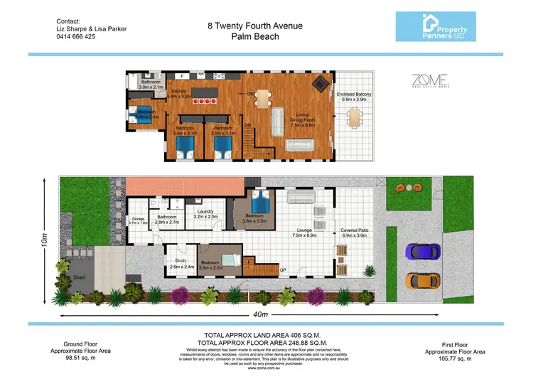 Floorplan of Homely house listing, 8 Twenty Fourth Ave, Palm Beach QLD 4221
