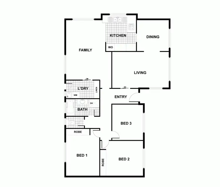 Floorplan of Homely house listing, 14 McLorinan Street, Chisholm ACT 2905