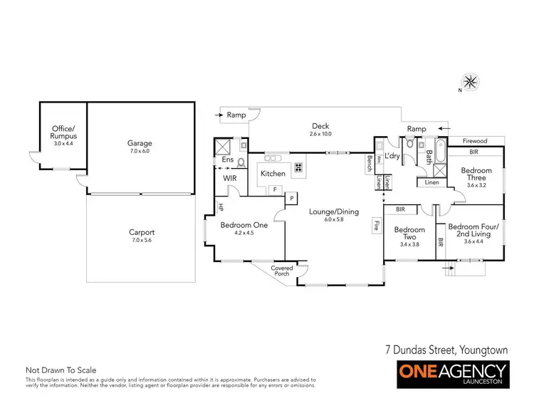 Floorplan of Homely house listing, 7 Dundas Street, Youngtown TAS 7249