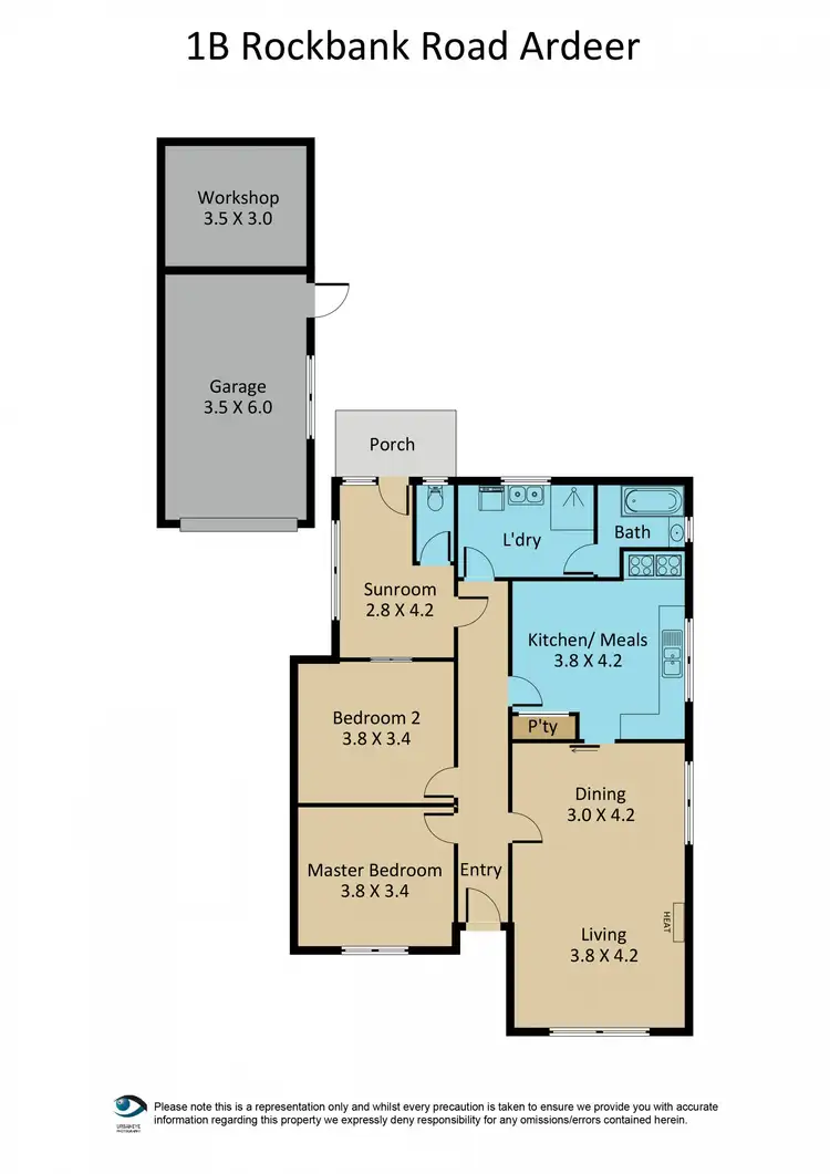 Floorplan of Homely house listing, 1B Rockbank Road, Ardeer VIC 3022