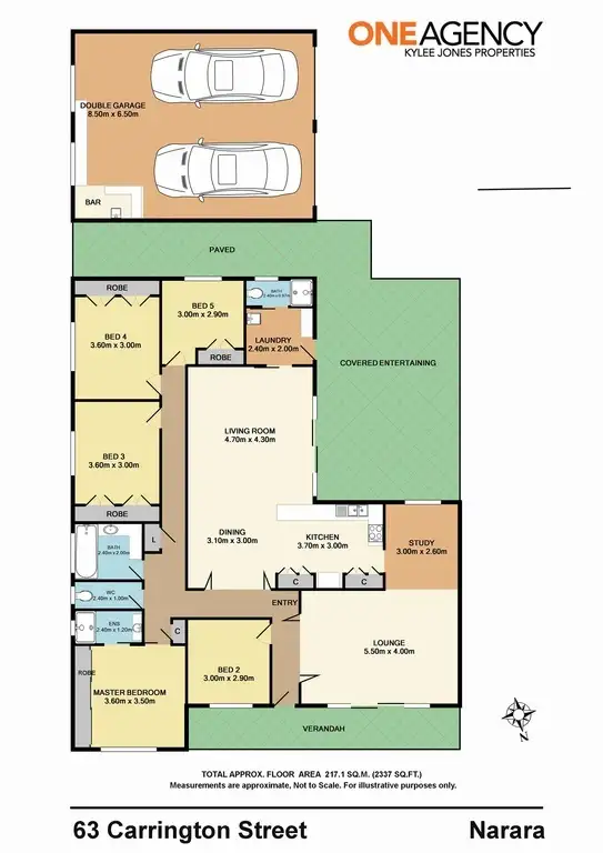 Floorplan of Homely rural property listing, 63 Carrington Street, Narara NSW 2250