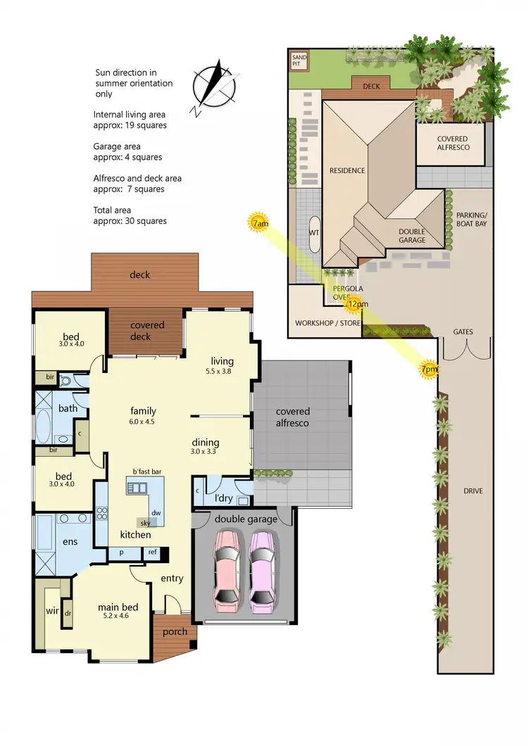 Floorplan of Homely house listing, 16A Edward Street, Langwarrin VIC 3910