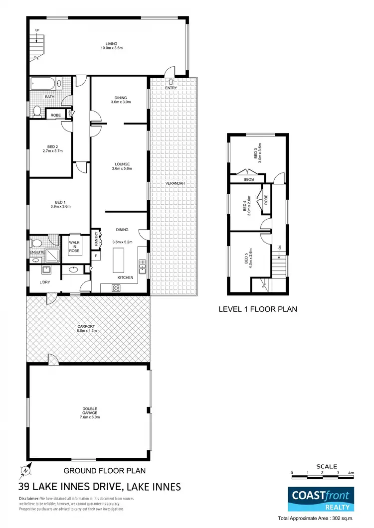 Floorplan of Homely rural property listing, 39 Lake Innes Drive, Lake Innes NSW 2446