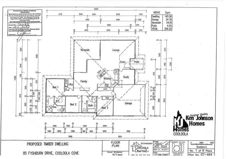 Floorplan of Homely house listing, 85 Fyshburn Drive, Cooloola Cove QLD 4580
