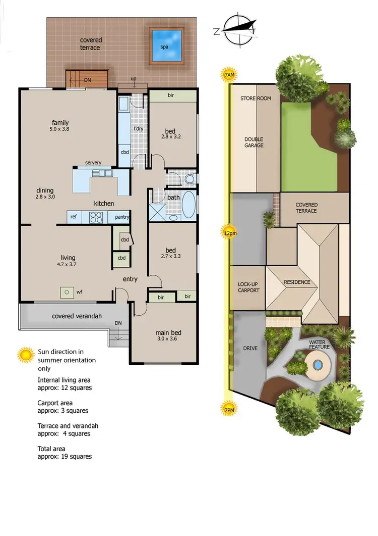 Floorplan of Homely house listing, 8 Westa Close, Frankston VIC 3199