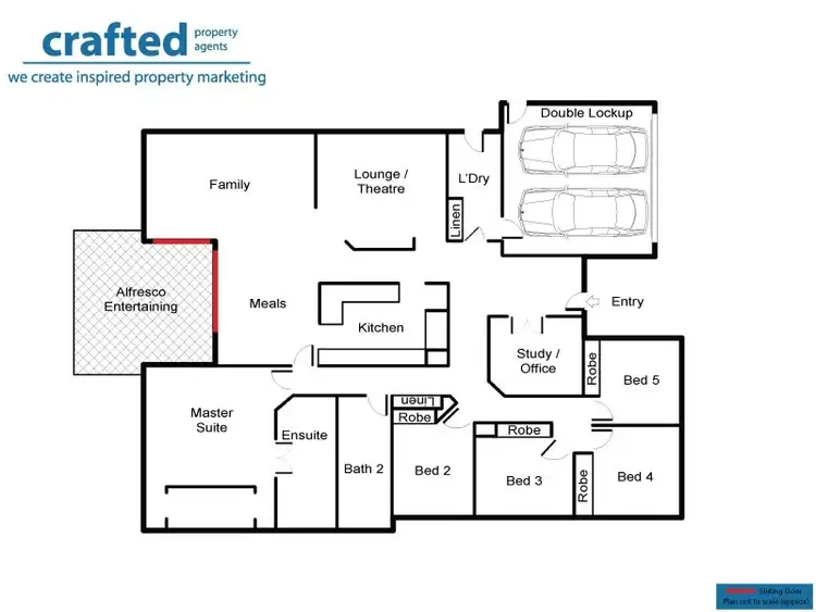 Floorplan of Homely house listing, 56-58 Bowerbird Close, Greenbank QLD 4124