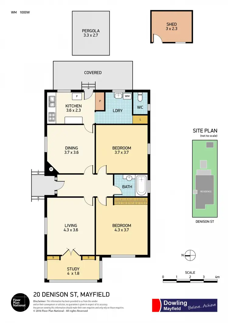 Floorplan of Homely house listing, 20 Denison Street, Mayfield NSW 2304