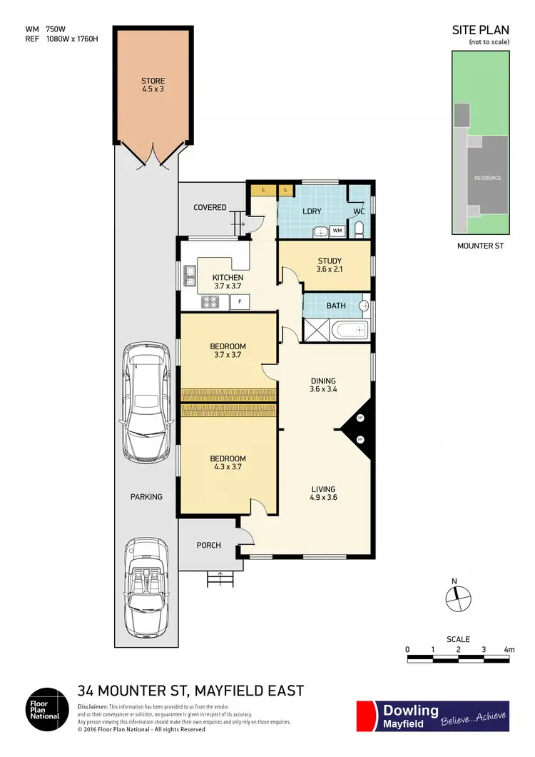 Floorplan of Homely house listing, 34 Mounter Street, Mayfield East NSW 2304