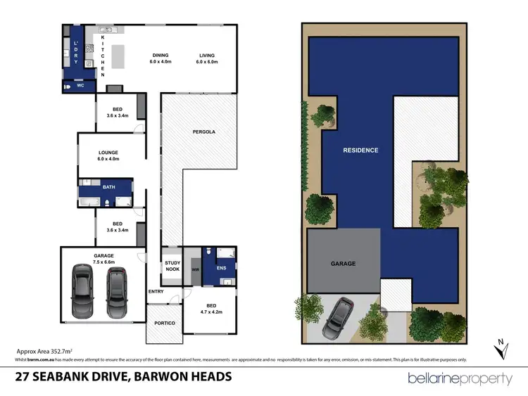 Floorplan of Homely house listing, 27 Seabank Drive, Barwon Heads VIC 3227