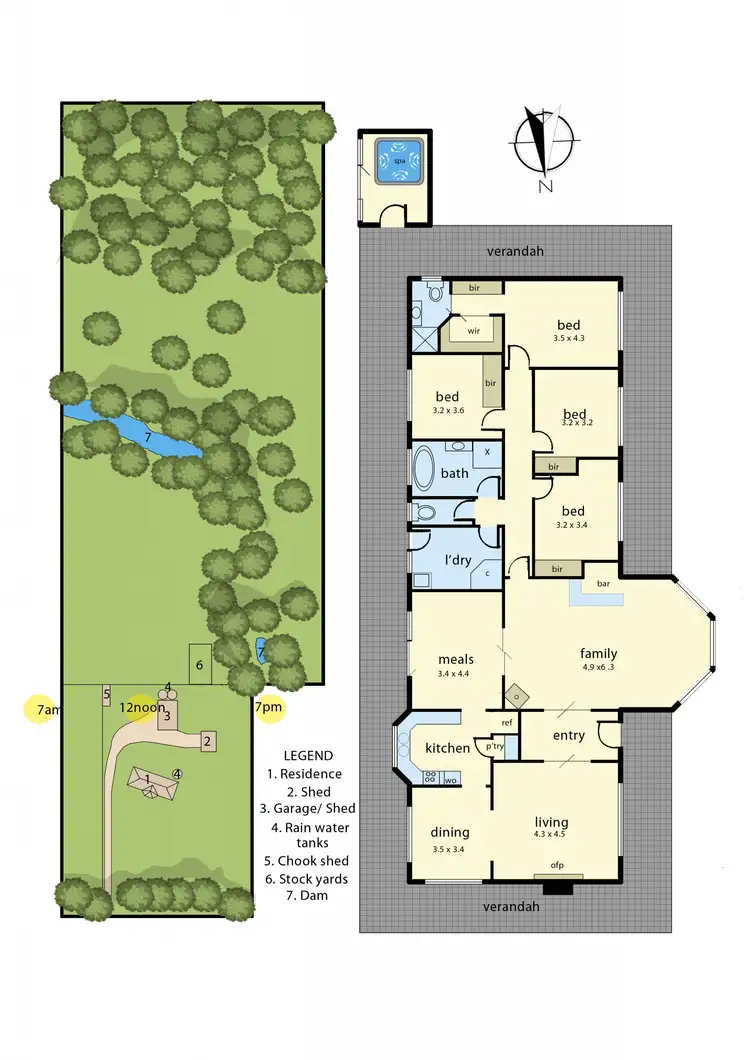 Floorplan of Homely rural property listing, 790 North Road, Pearcedale VIC 3912
