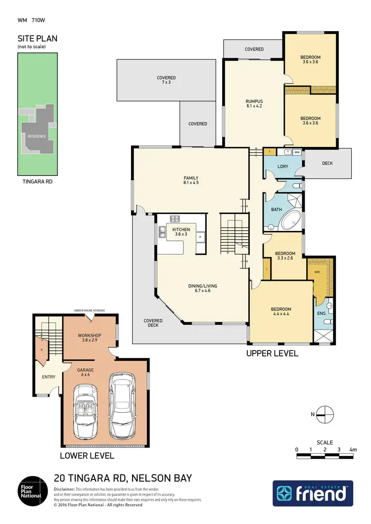 Floorplan of Homely house listing, 20 Tingara Road, Nelson Bay NSW 2315