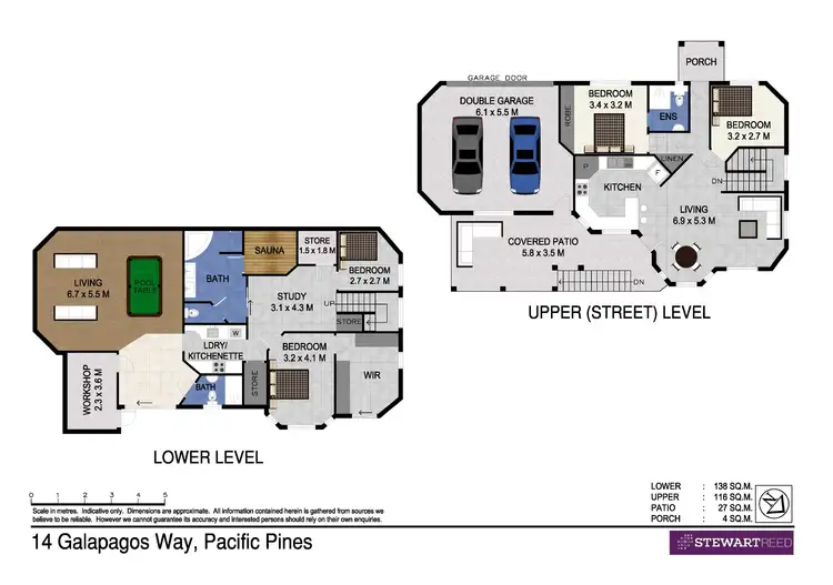 Floorplan of Homely house listing, 14 Galapagos Way, Pacific Pines QLD 4211
