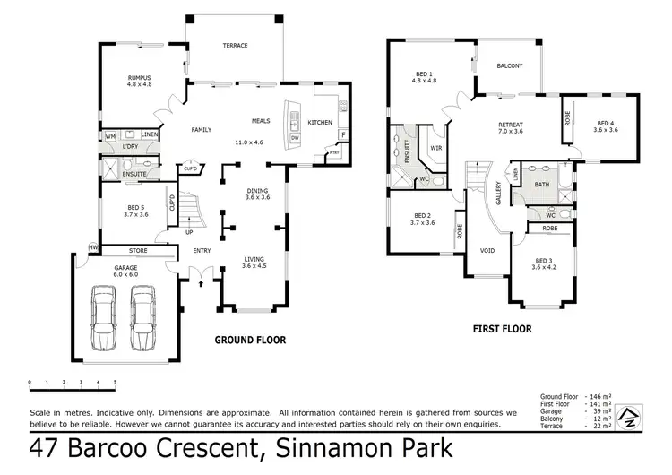 Floorplan of Homely house listing, 47 Barcoo Crescent, Sinnamon Park QLD 4073