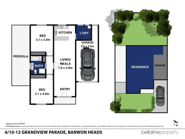 Floorplan of Homely unit listing, 6/10-12 Grandview Parade, Barwon Heads VIC 3227