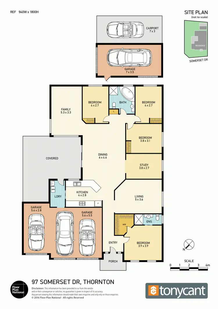Floorplan of Homely house listing, 97 Somerset Drive, Thornton NSW 2322