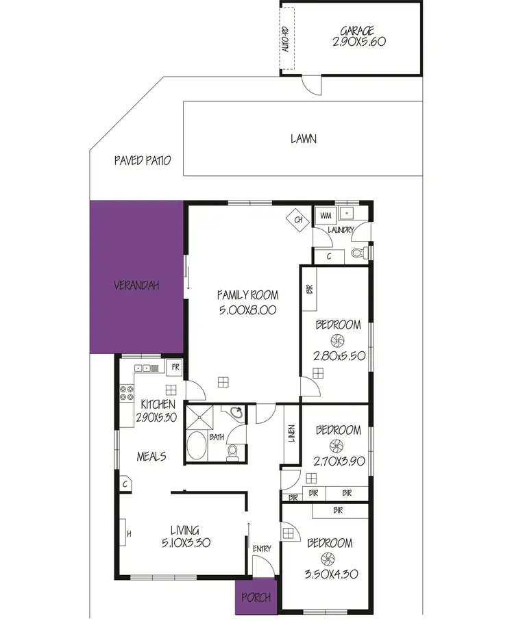 Floorplan of Homely house listing, 14 Wooton Road, Edwardstown SA 5039