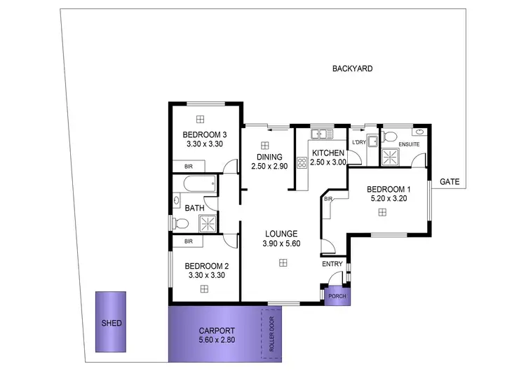 Floorplan of Homely house listing, 439A Bridge Road, Para Hills SA 5096
