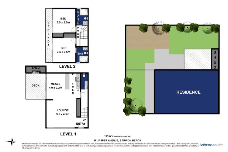 Floorplan of Homely townhouse listing, 18 Jasper Avenue, Barwon Heads VIC 3227