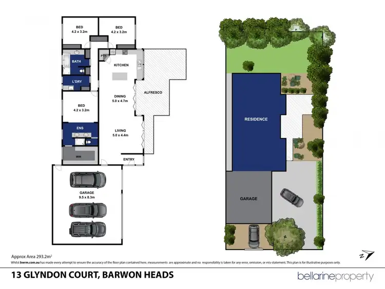 Floorplan of Homely house listing, 13 Glyndon Court, Barwon Heads VIC 3227