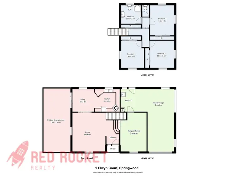 Floorplan of Homely house listing, 1 Elwyn Court, Springwood QLD 4127