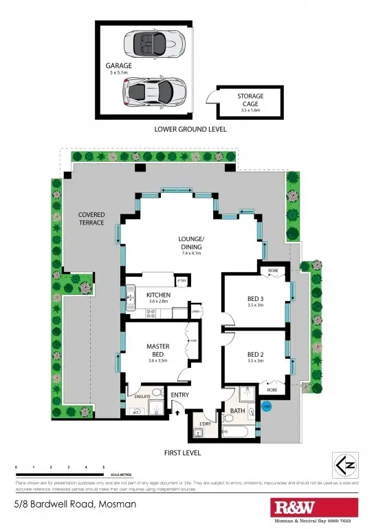 Floorplan of Homely apartment listing, 5/8 Bardwell Road, Mosman NSW 2088