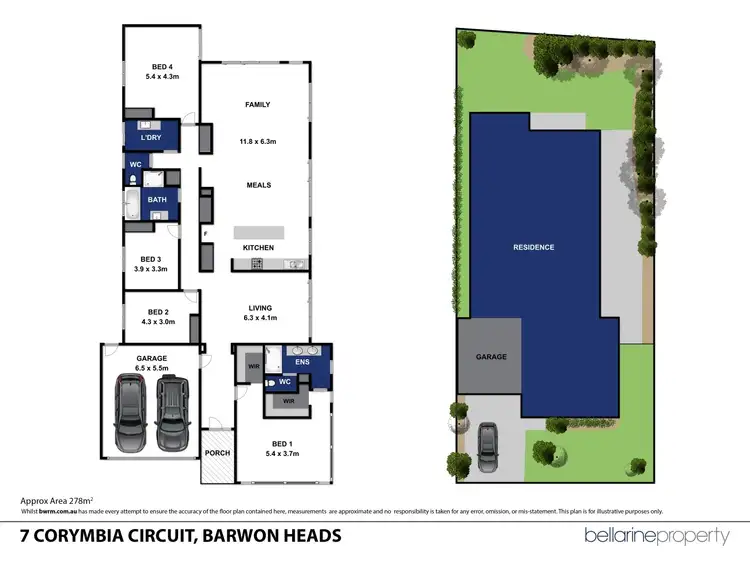 Floorplan of Homely house listing, 7 Corymbia Circuit, Barwon Heads VIC 3227