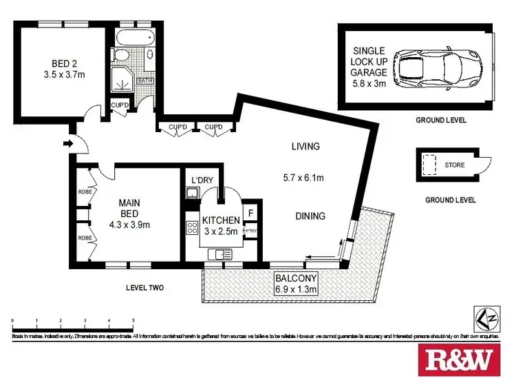 Floorplan of Homely apartment listing, 4/55 Prince Albert Street, Mosman NSW 2088
