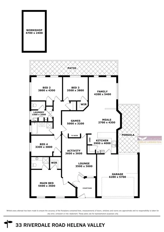 Floorplan of Homely house listing, 33 Riverdale Road, Helena Valley WA 6056