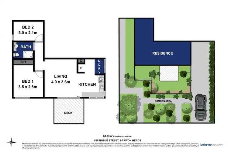 Floorplan of Homely unit listing, 1/25 Noble Street, Barwon Heads VIC 3227