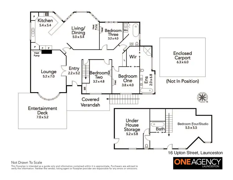 Floorplan of Homely house listing, 16 Upton Street, Launceston TAS 7250