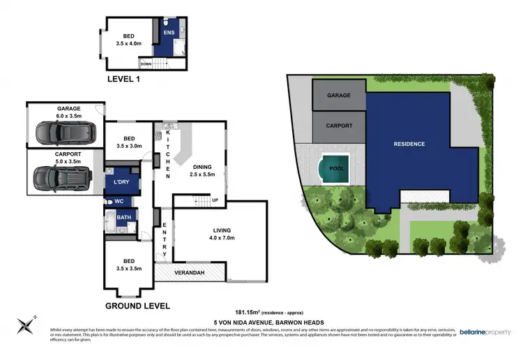 Floorplan of Homely house listing, 5 Von Nida Avenue, Barwon Heads VIC 3227