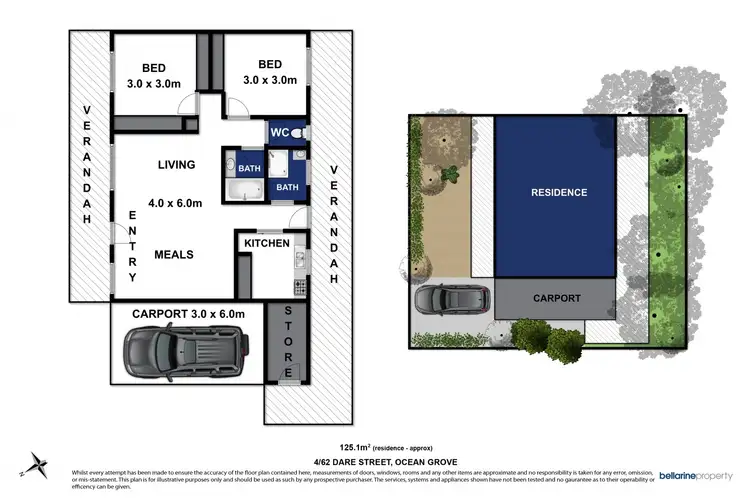 Floorplan of Homely unit listing, 4/62 Dare Street, Ocean Grove VIC 3226