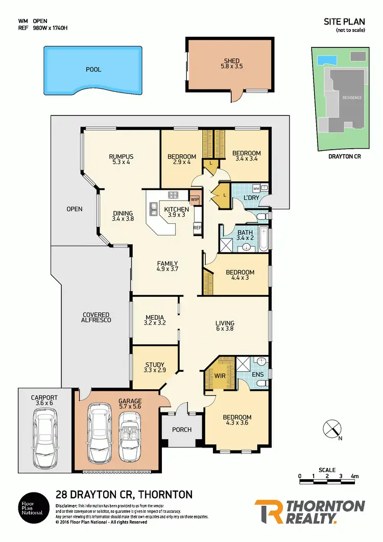 Floorplan of Homely house listing, 28 Drayton Crescent, Thornton NSW 2322