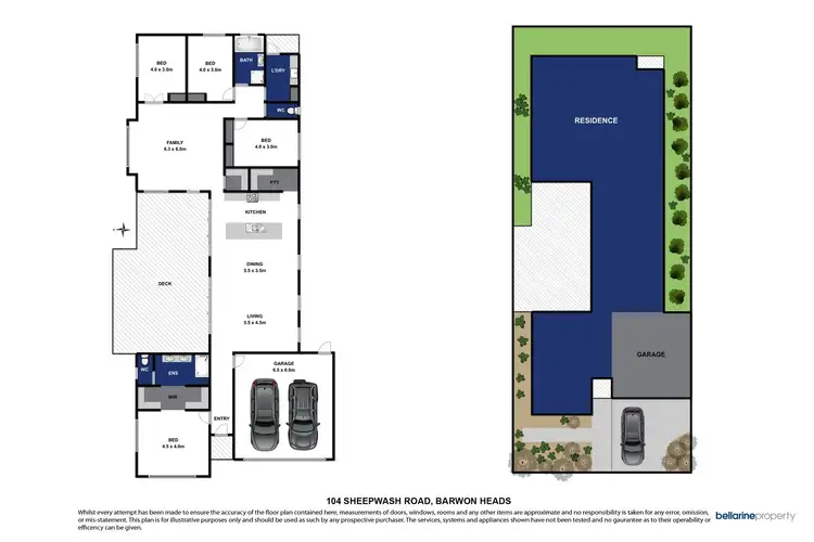 Floorplan of Homely house listing, 104 Sheepwash Road, Barwon Heads VIC 3227
