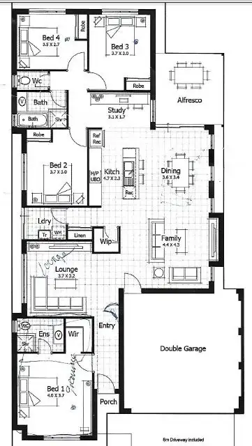 Floorplan of Homely house listing, 100 Semerwater Crescent, Aveley WA 6069