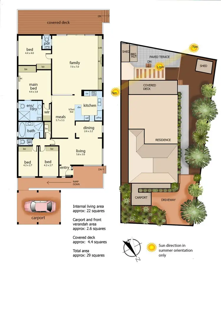 Floorplan of Homely house listing, 70 Bondi Avenue, Frankston VIC 3199
