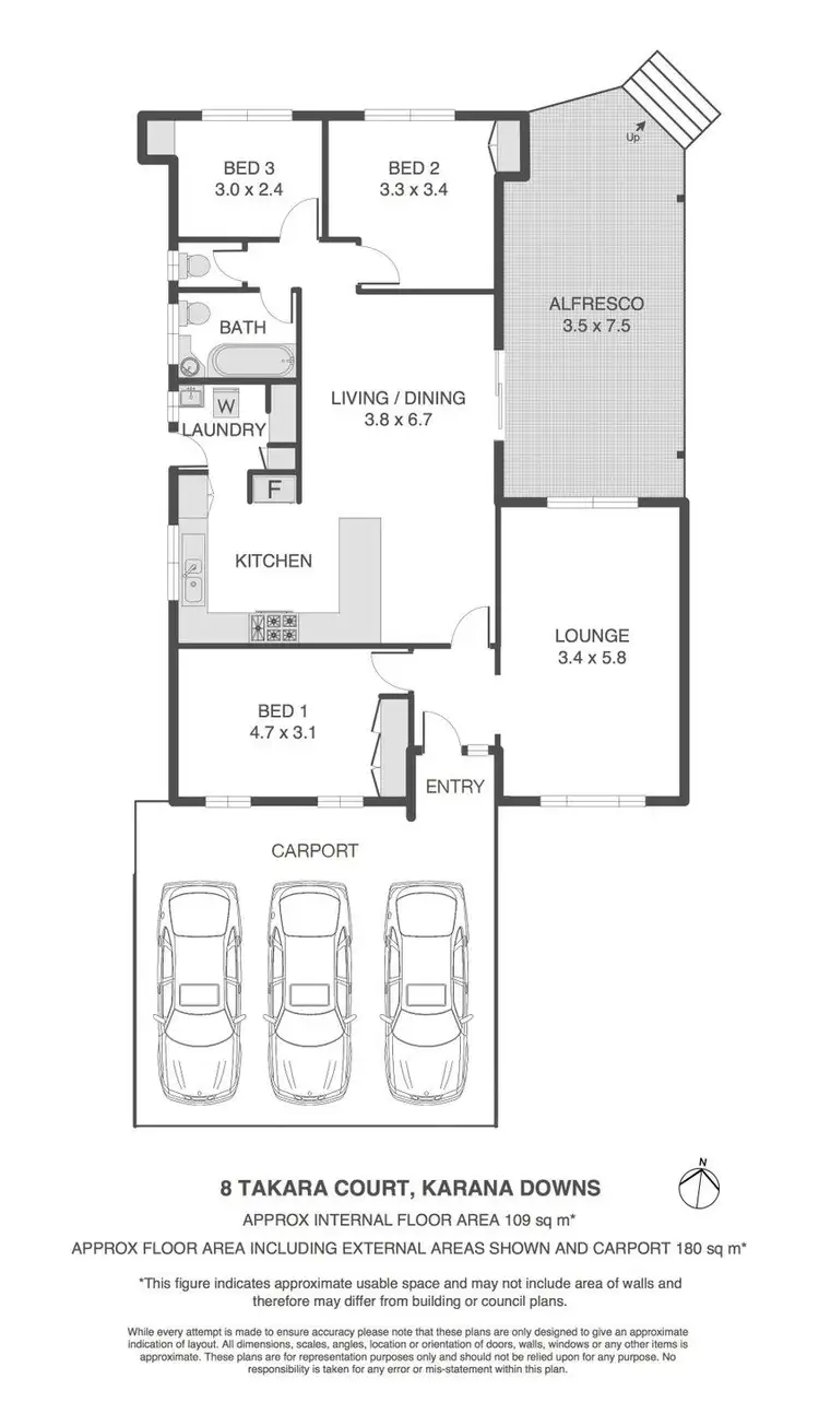Floorplan of Homely house listing, 8 Takara Court, Karana Downs QLD 4306