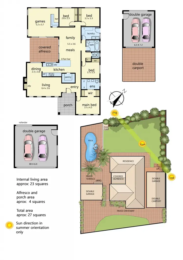 Floorplan of Homely house listing, 11 Northgateway, Langwarrin VIC 3910