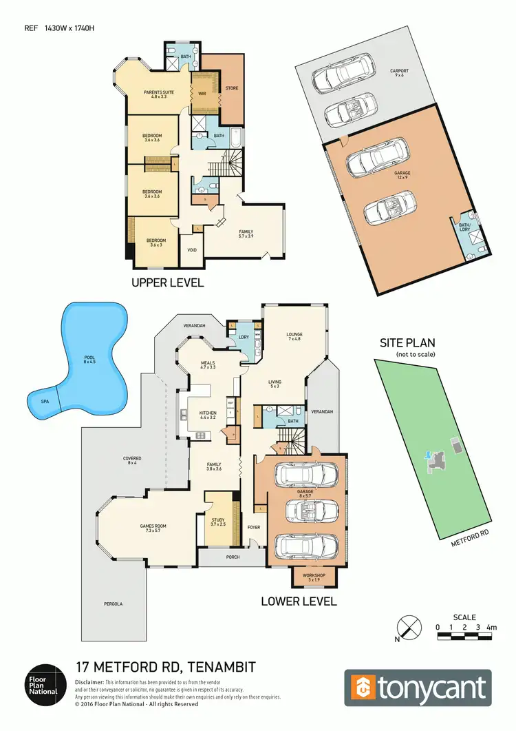 Floorplan of Homely rural property listing, 17 Metford Road, Tenambit NSW 2323