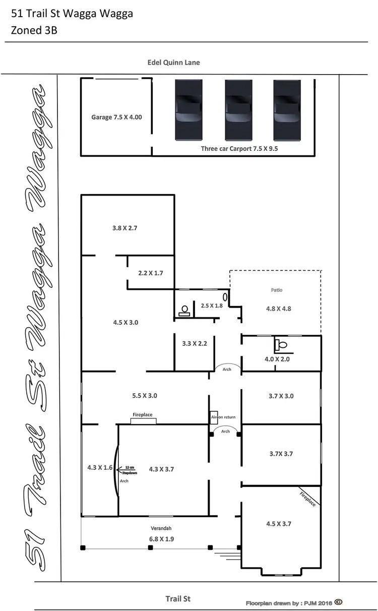 Floorplan of Homely house listing, 51 Trail Street, Wagga Wagga NSW 2650