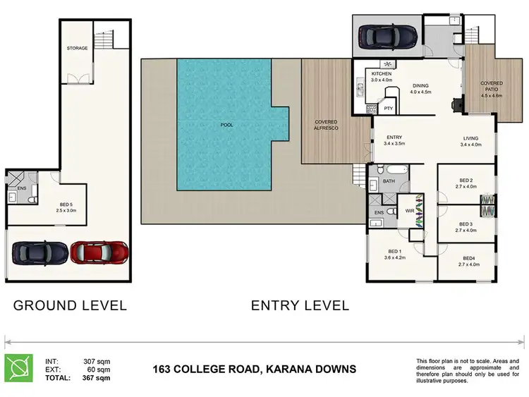 Floorplan of Homely house listing, 163 College Road, Karana Downs QLD 4306