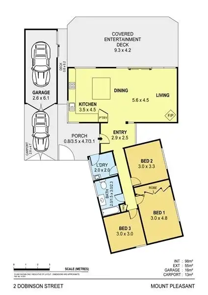 Floorplan of Homely house listing, 2 Dobinson Street, Mount Pleasant NSW 2519