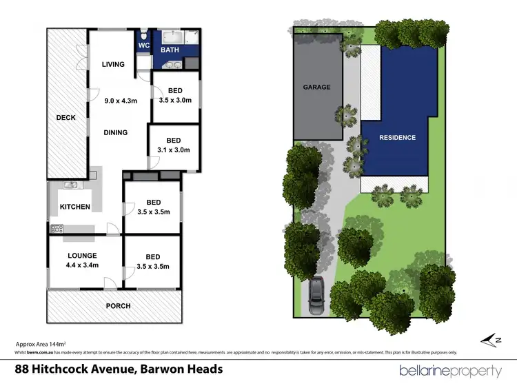 Floorplan of Homely house listing, 88 Hitchcock Avenue, Barwon Heads VIC 3227