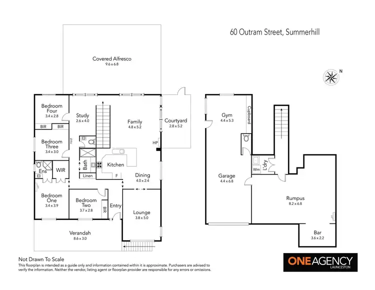 Floorplan of Homely house listing, 60 Outram Street, Summerhill TAS 7250