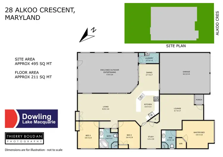 Floorplan of Homely house listing, 28 Alkoo Crescent, Maryland NSW 2287