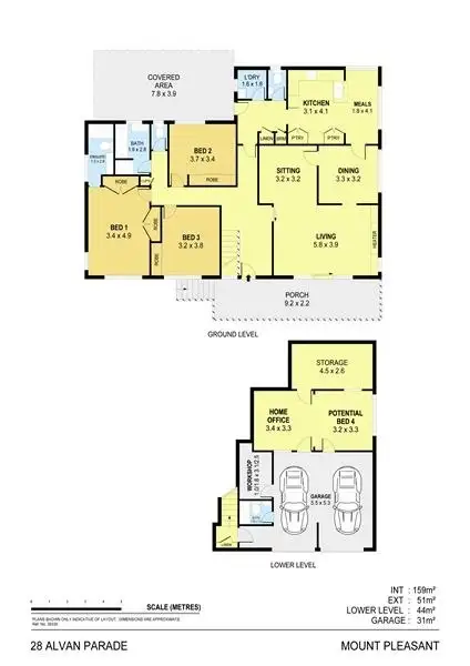 Floorplan of Homely house listing, 28 Alvan Parade, Mount Pleasant NSW 2519