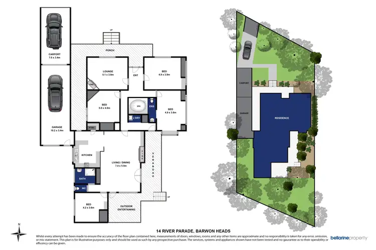 Floorplan of Homely house listing, 14 River Parade, Barwon Heads VIC 3227