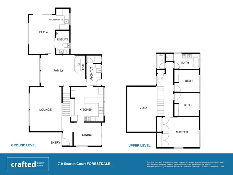 Floorplan of Homely house listing, 7-9 Scarlet Court, Forestdale QLD 4118