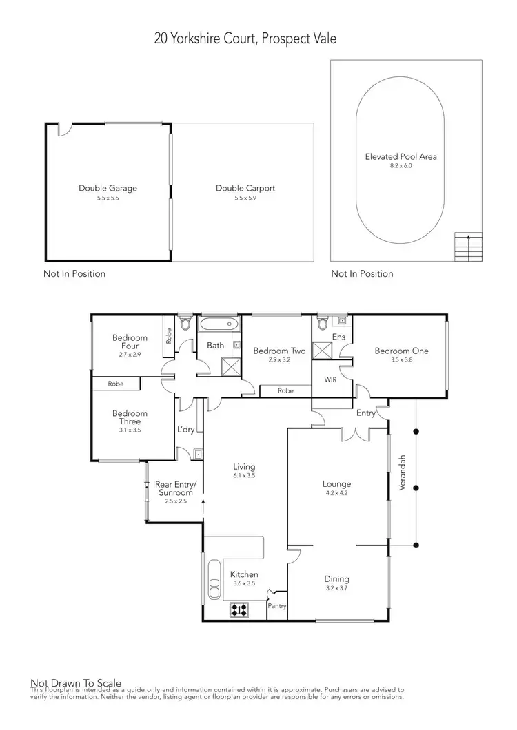 Floorplan of Homely house listing, 20 Yorkshire Court, Prospect Vale TAS 7250